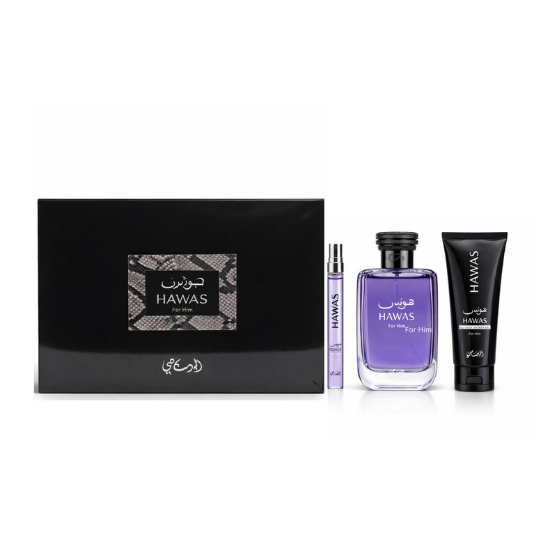 Rasasi Men's Hawas Gift Set Fragrances 614514333297 - Fragrances