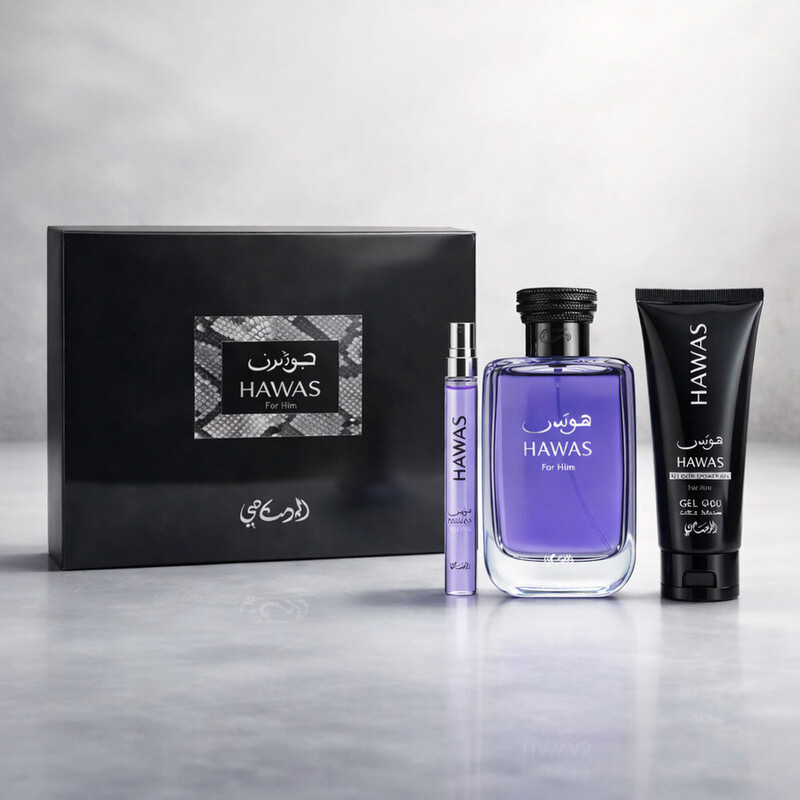 Rasasi Men's Hawas Gift Set Fragrances 614514333297 - Fragrances