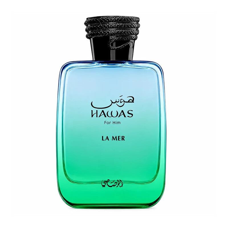 Rasasi Hawas La Mer Eau de Parfum fragrance bottle