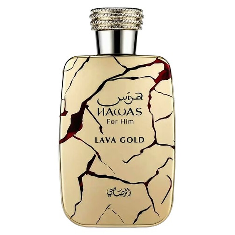 Rasasi Men's Hawas Lava Gold EDP Spray 3.4 oz Fragrances 614514575352