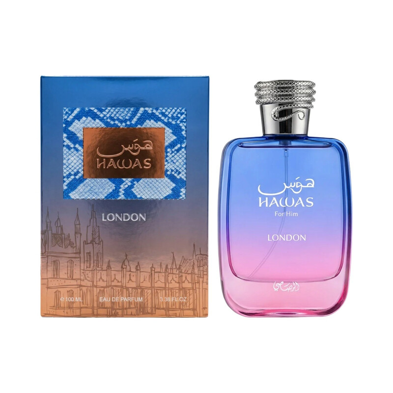 Rasasi Unisex Hawas London EDP Spray 3.4 oz Fragrances