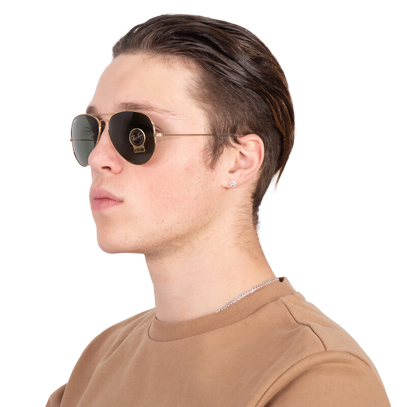 Ray-Ban Aviator Classic Green Classic G-15 Unisex Sunglasses