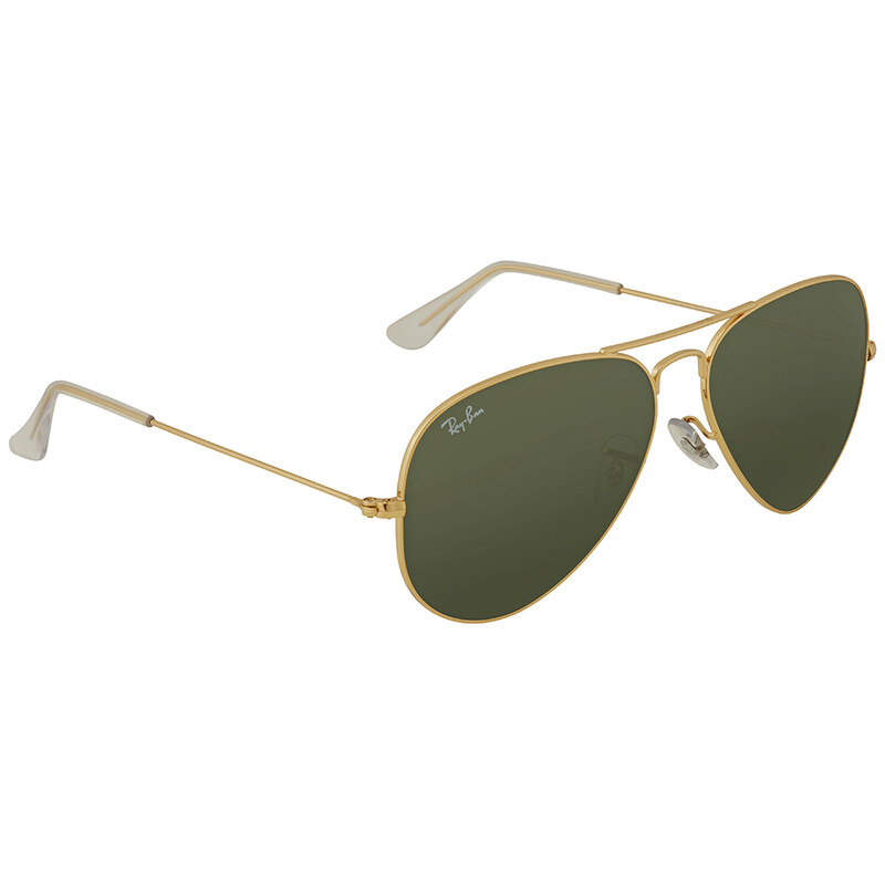 Ray-Ban Aviator Classic Green Classic G-15 Unisex Sunglasses  display picture 2