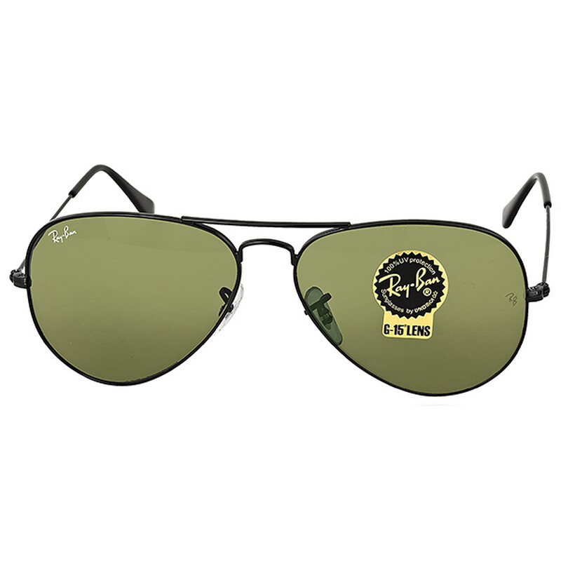Ray-Ban Aviator Classic Green Classic G-15 Unisex Sunglasses
