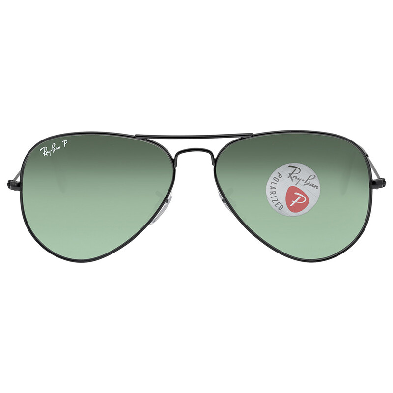 Ray-Ban Aviator Classic Green Polarized Unisex Sunglasses RB3025
