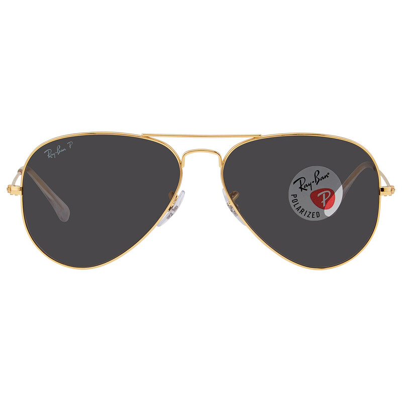 Ray-Ban Aviator Classic Polarized Black Pilot Unisex  display picture 1