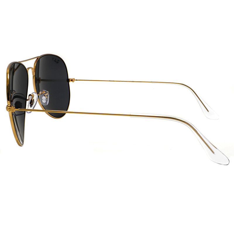 Ray-Ban Aviator Classic Polarized Black Pilot Unisex Sunglasses