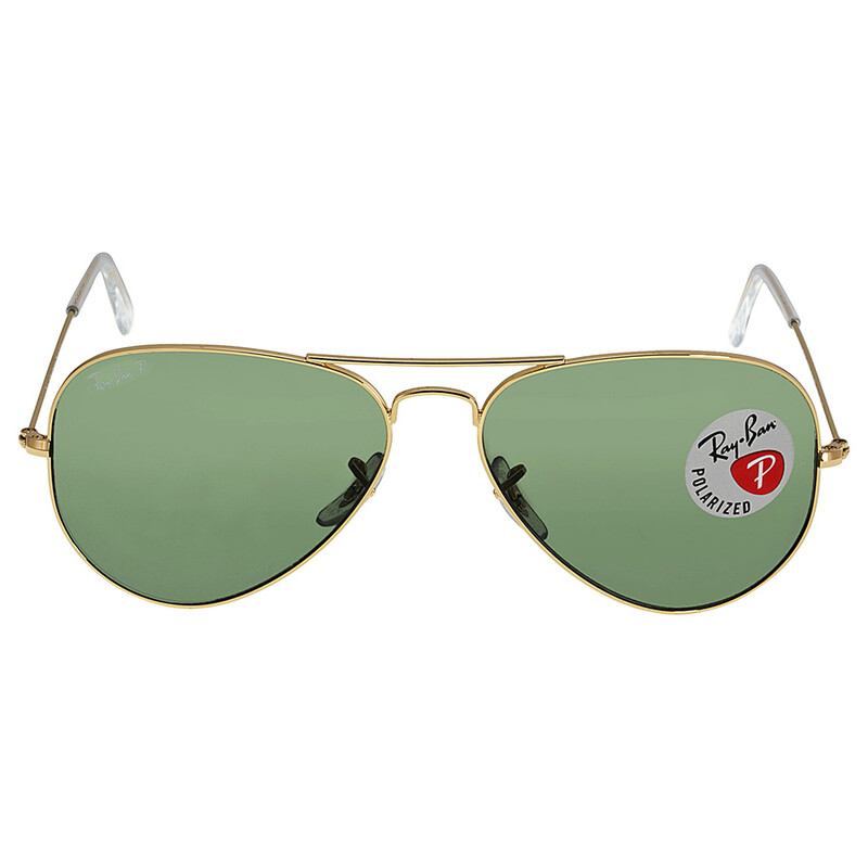 Ray-Ban Aviator Classic Polarized Green Classic G-15 Unisex