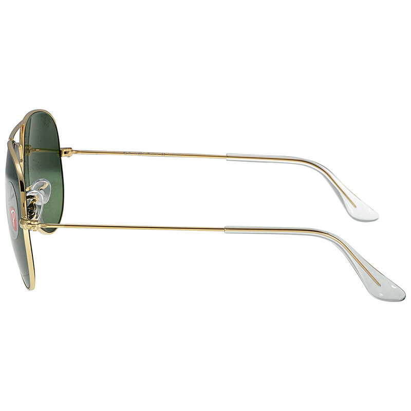 Ray-Ban Aviator Classic Polarized Green Classic G-15 Unisex  display picture 3