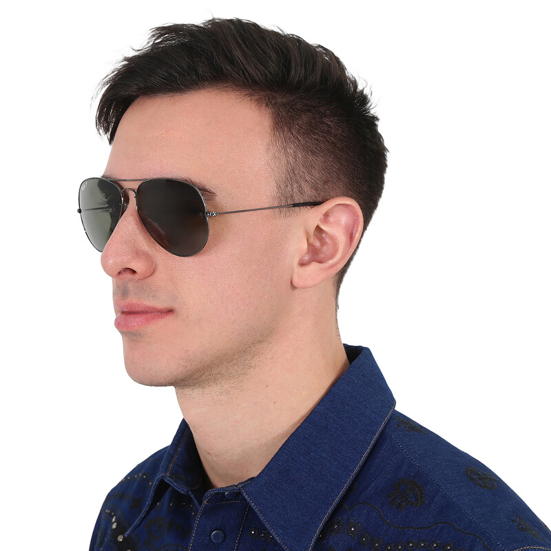 Ray-Ban Aviator Classic Polarized Green Classic G-15 Unisex