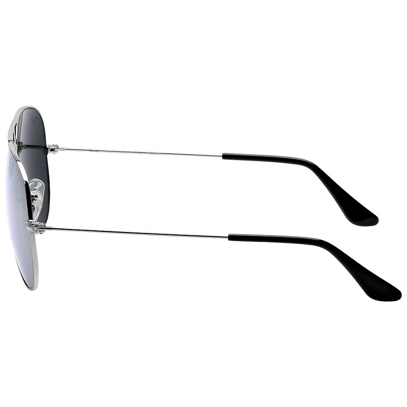 Ray-Ban Aviator Classic Polarized Grey Mirror Unisex Sunglasses