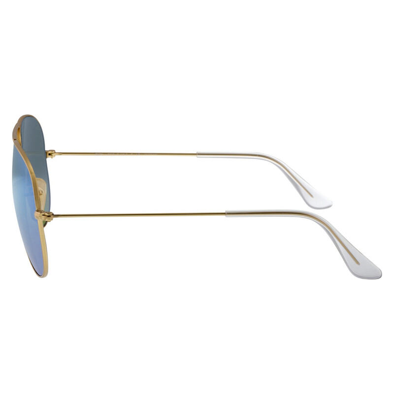 Ray-Ban Aviator Flash Lenses Polarized Blue Unisex  display picture 3