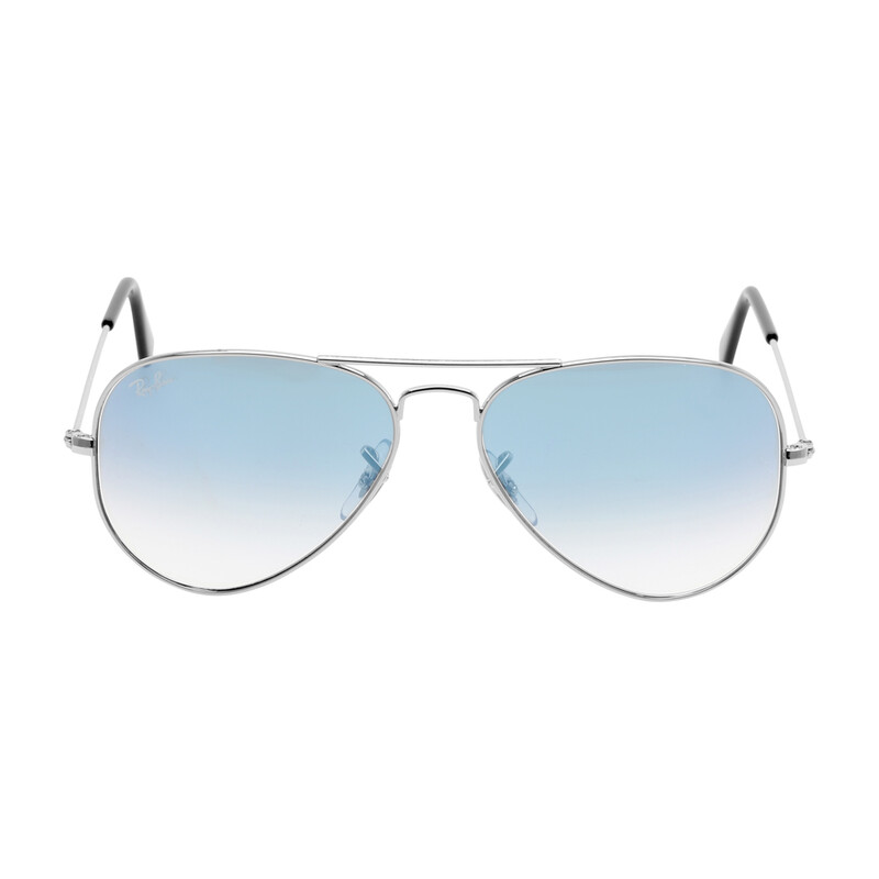 Ray-Ban Aviator Gradient Light Blue Gradient Unisex Sunglasses