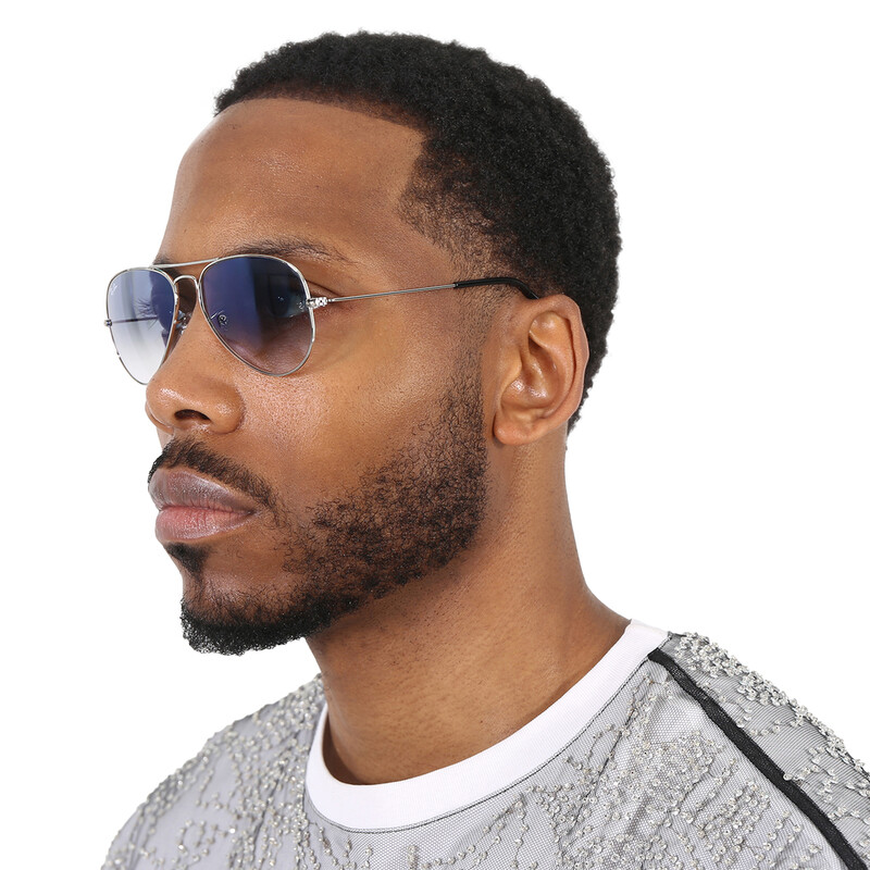 Ray-Ban Aviator Gradient Light Blue Gradient Unisex Sunglasses