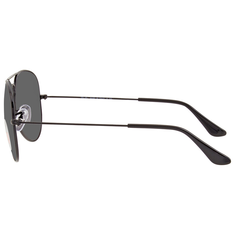 Ray-Ban Aviator Total Black Polarized Black Classic Unisex  display picture 3