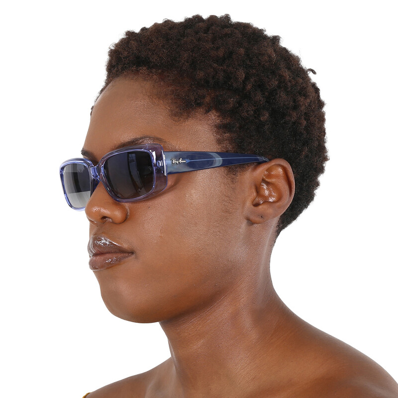 Ray-Ban Blue Gradient Polarized Square Ladies Sunglasses  display picture 3
