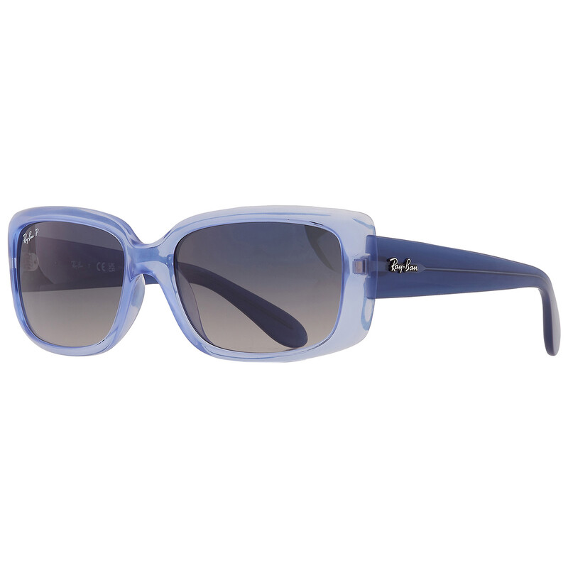 Ray-Ban Blue Gradient Polarized Square Ladies Sunglasses  display picture 2