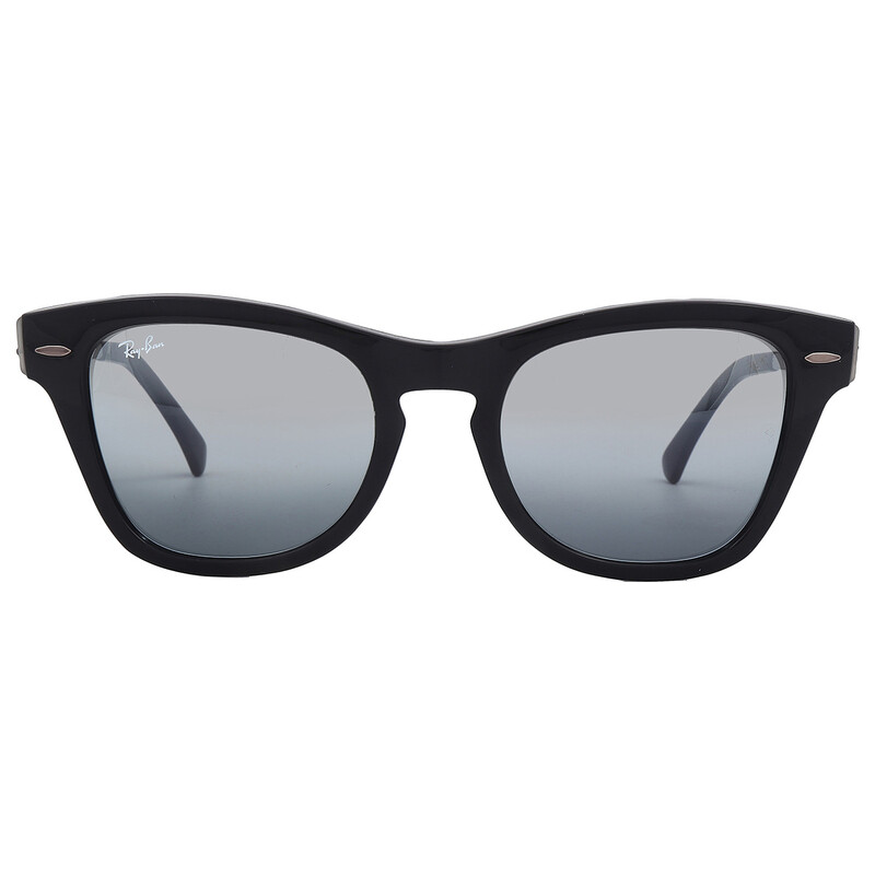 Ray-Ban Blue Vintage Mirror Square Unisex Sunglasses  display picture 3