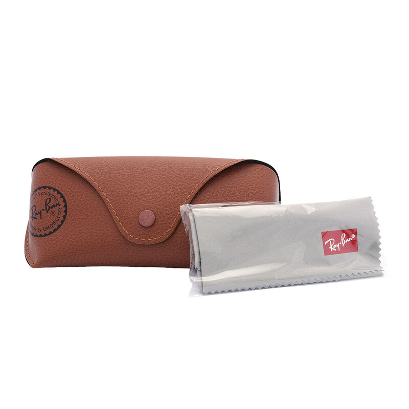 Ray-Ban Boyfriend Light Grey Gradient Rectangular Men's Sunglasses