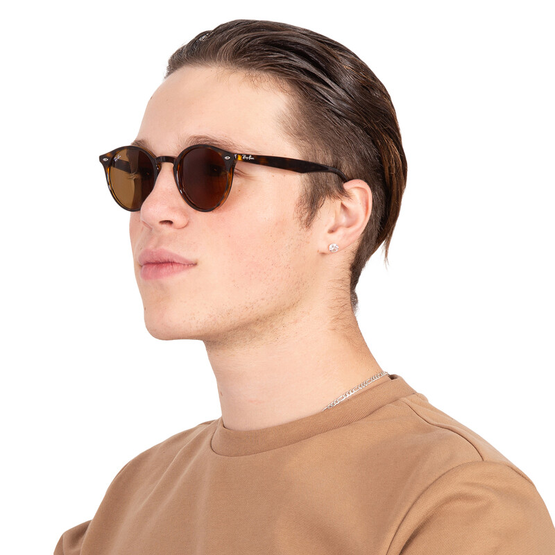 Ray-Ban Brown Classic B-15 Phantos Unisex Sunglasses RB2180 710/73