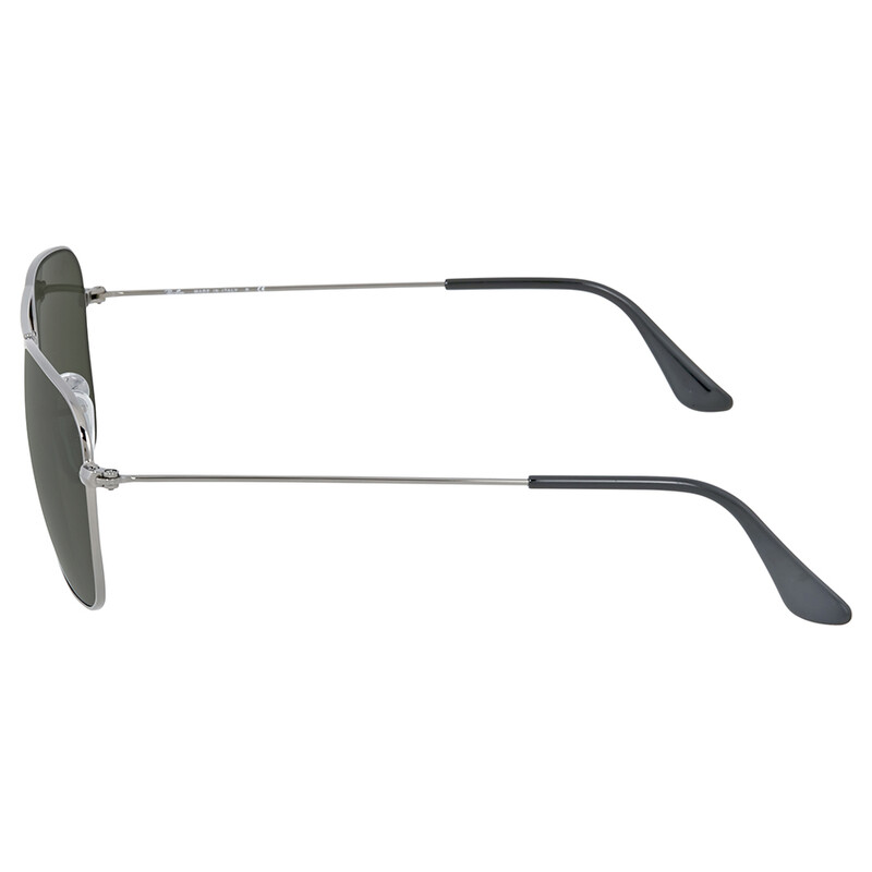 Ray-Ban Caravan Green Classic G-15 Square Unisex Sunglasses RB3136