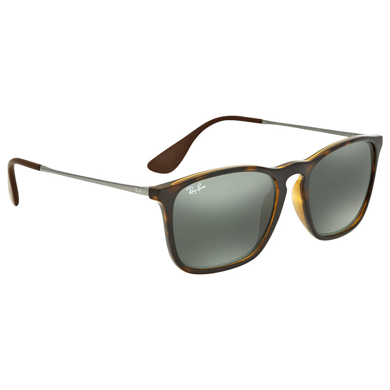 レイバン　CHRIS　RB4187F 710/71 Ray-Ban Chris Green Classic Rectangular Unisex Sunglasses RB4187