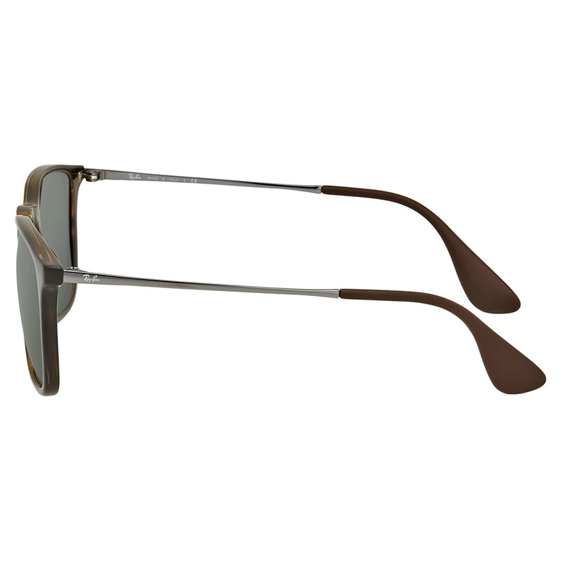 Ray-Ban Chris Green Classic Rectangular Unisex Sunglasses RB4187