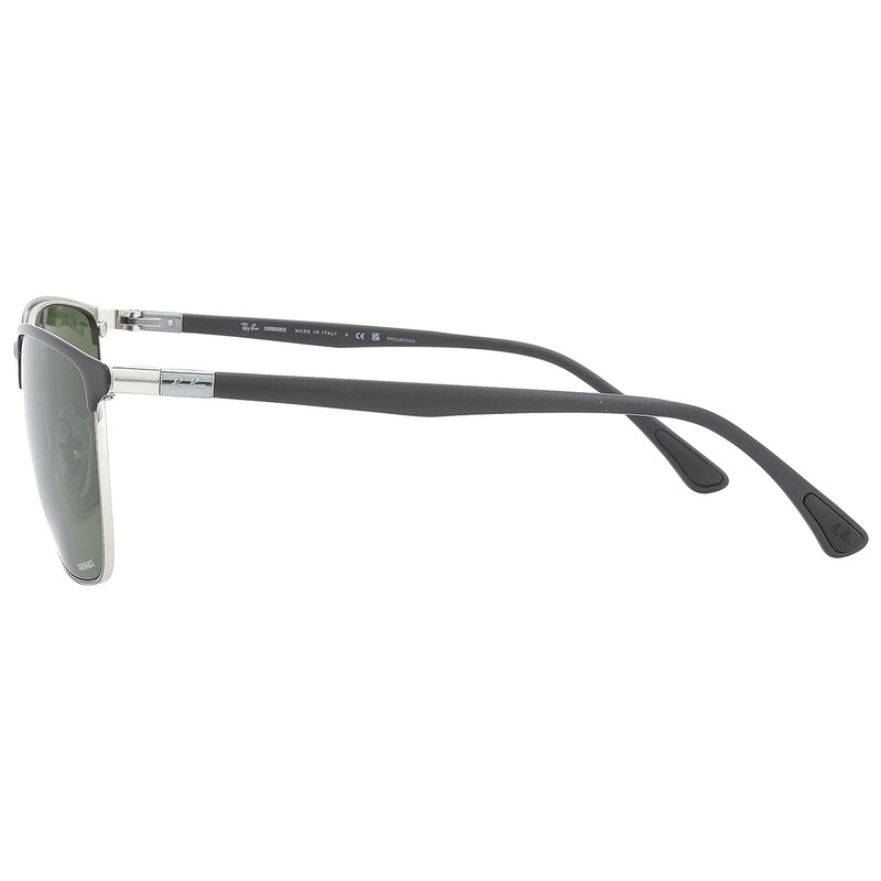 Ray-Ban Chromance Polarized Dark Green Square Unisex Sunglasses