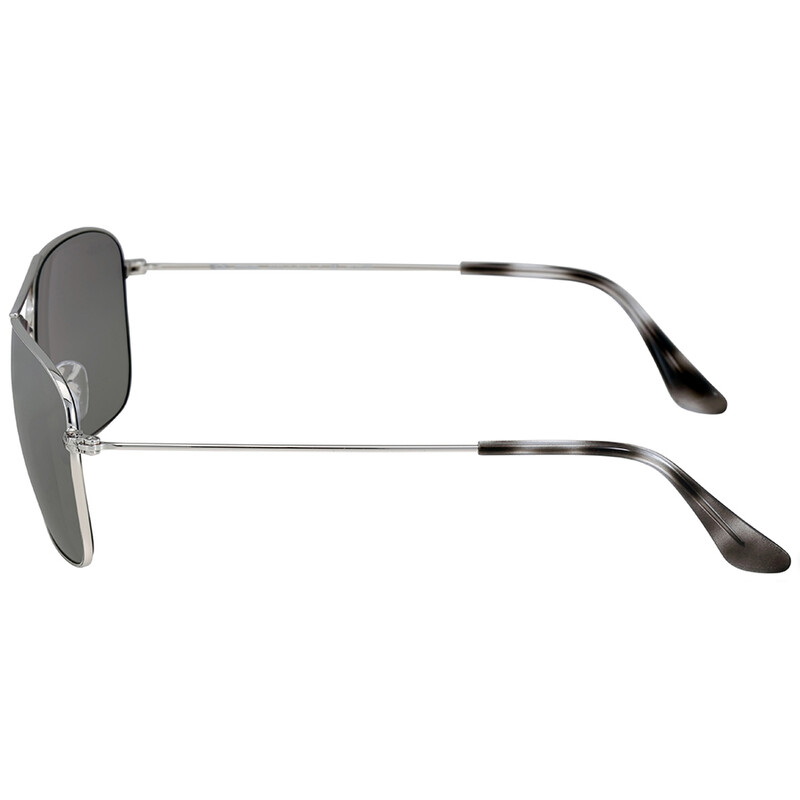 Ray-Ban Chromance Polarized Silver Mirror Square Unisex Sunglasses