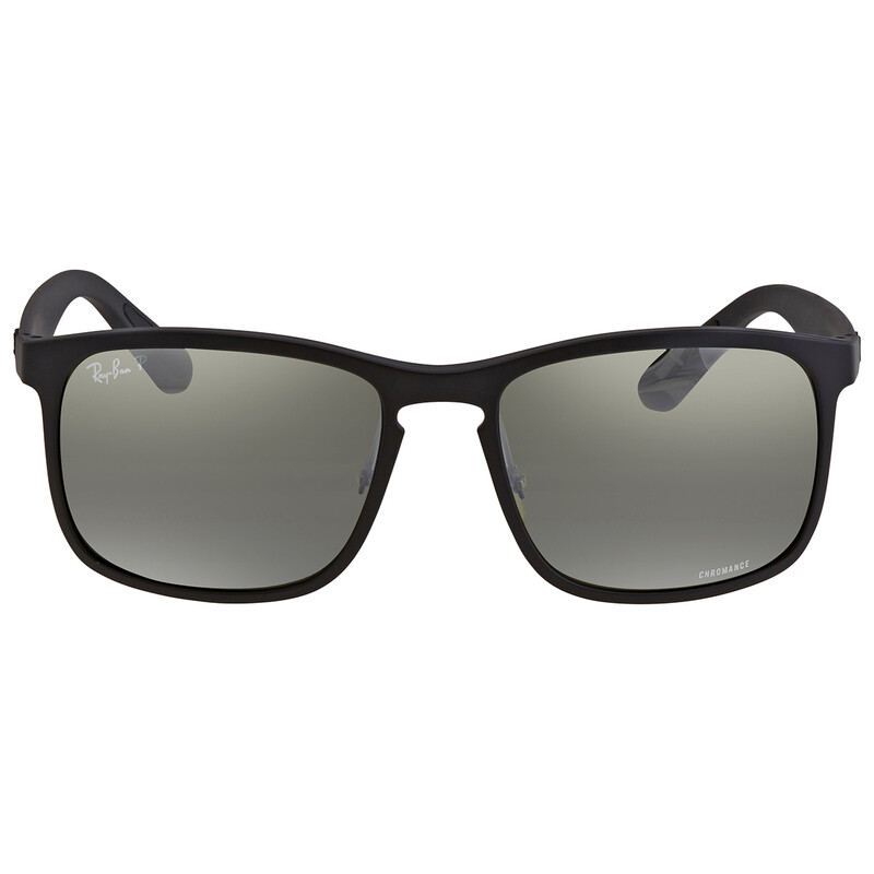 Ray-Ban Chromance Sliver Mirror Square Unisex Sunglasses RB4264