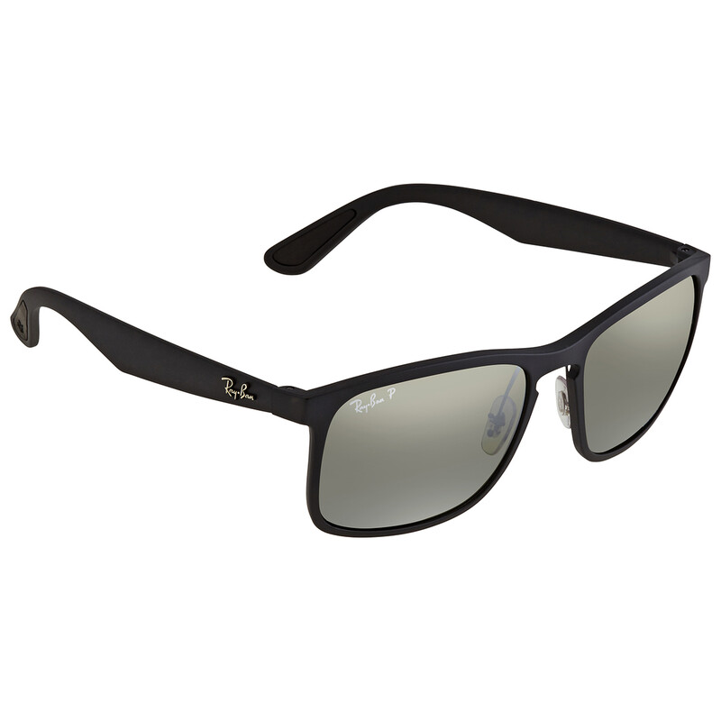 Ray-Ban Chromance Sliver Mirror Square Unisex Sunglasses RB4264