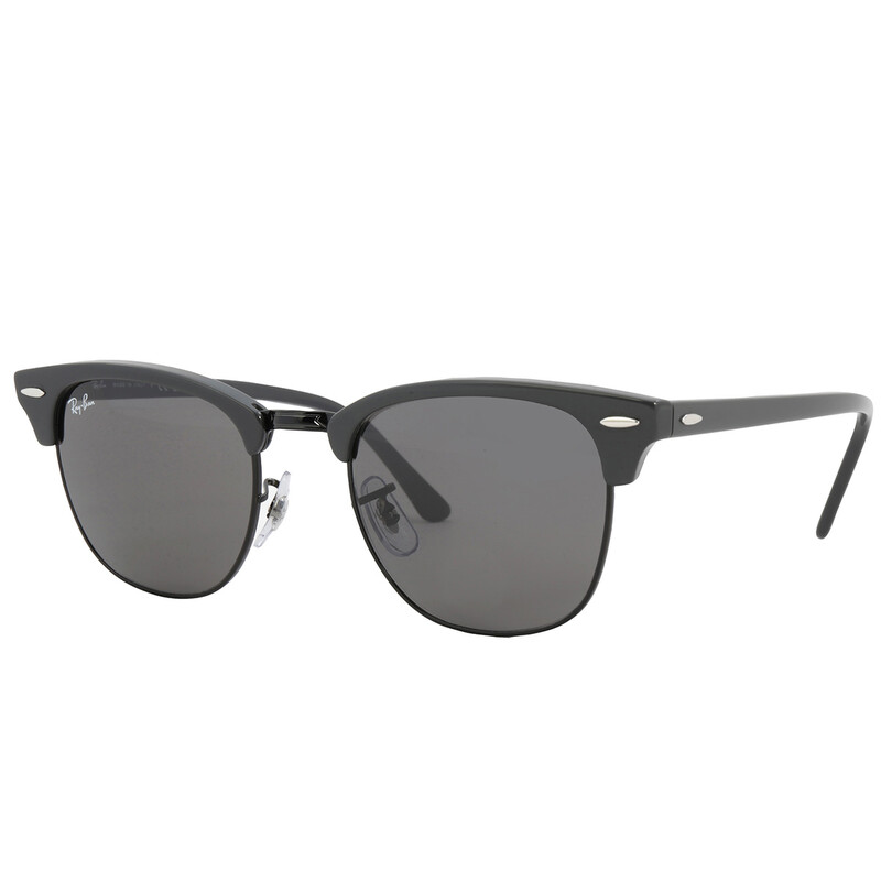 Ray-Ban Clubmaster Classic Dark Gray Square Unisex Sunglasses RB3016 ...