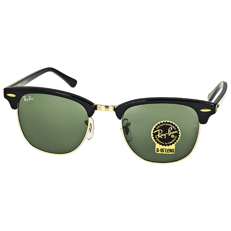 Ray-Ban Clubmaster Classic Green Unisex Sunglasses RB3016 W0365 51