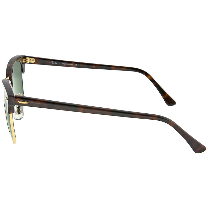 Ray-Ban Clubmaster Classic Green Unisex Sunglasses RB3016 W0366 49