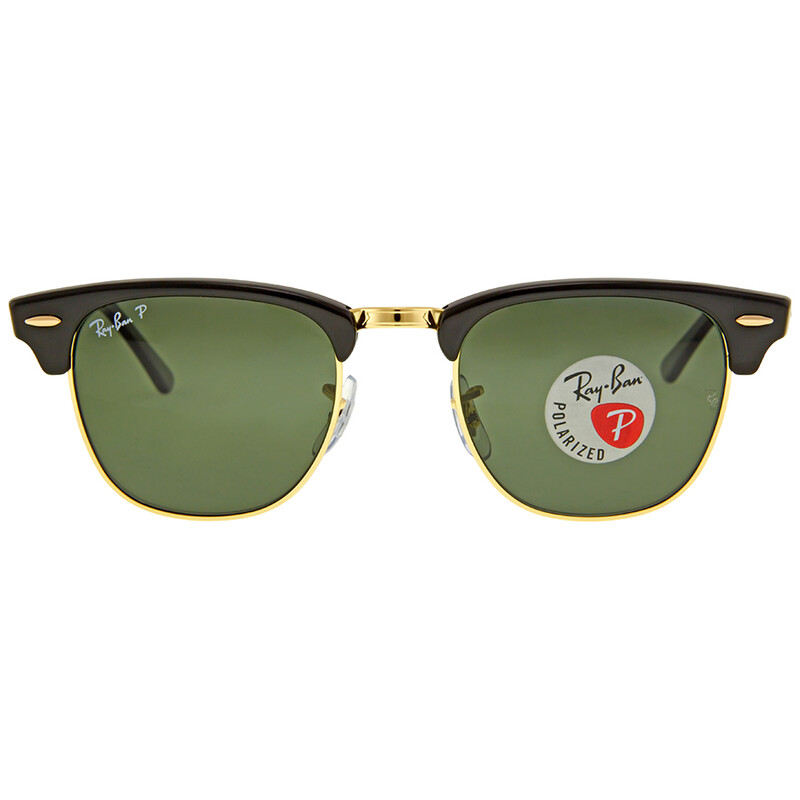 Ray-Ban Clubmaster Classic Polarized Green Classic G-15 Square