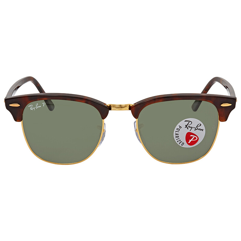 Ray-Ban Clubmaster Classic Polarized Green Classic G-15 Unisex