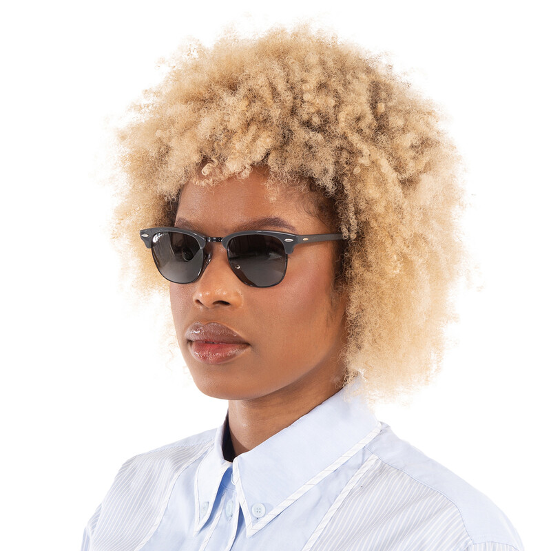 Ray-Ban Clubmaster Dark Grey Square Unisex Sunglasses RB3016