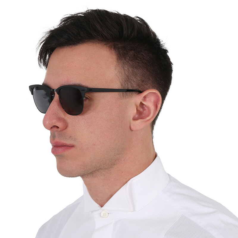 Ray-Ban Clubmaster Metal Blue Classic Unisex Sunglasses RB3716 186