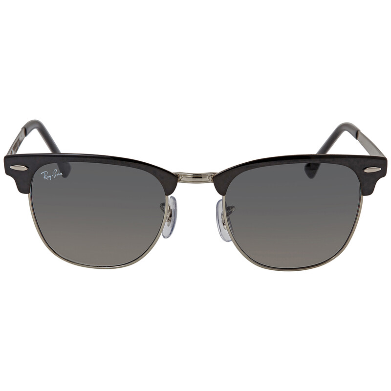 【TOMBO】Ray-Ban RB3716クラブマスタースクエアサングラス Ray-Ban Clubmaster Metal Grey Gradient Square Men's Sunglasses