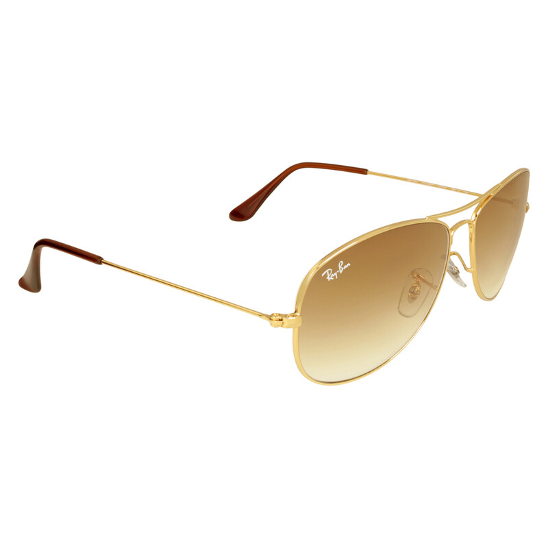 Ray-Ban Cockpit Light Brown Gradient Pilot Men's Sunglasses RB3362