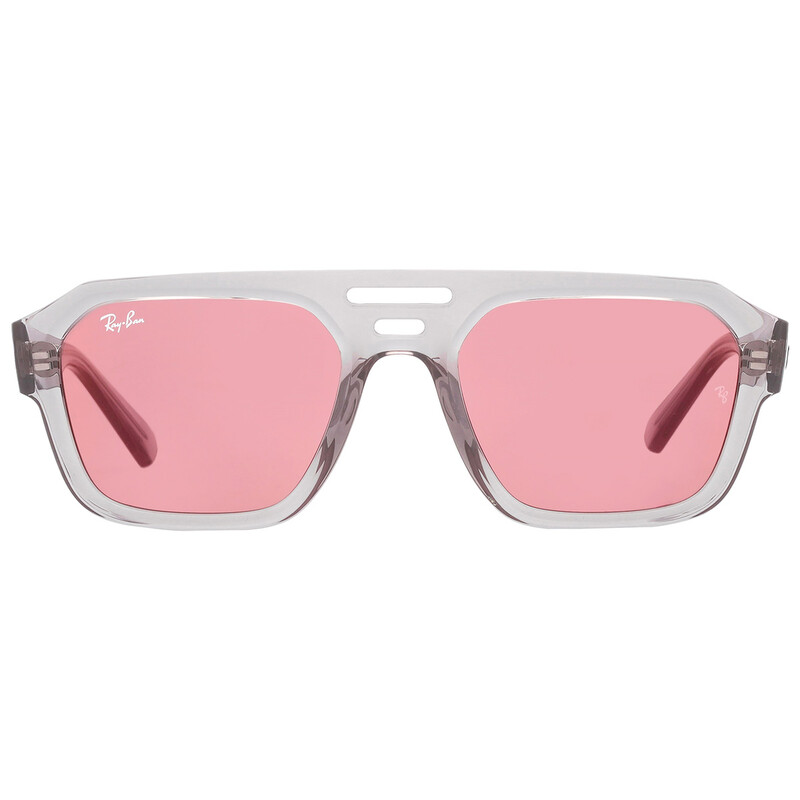 Ray-Ban Corrigan Dark Violet Red Irregular Unisex Sunglasses