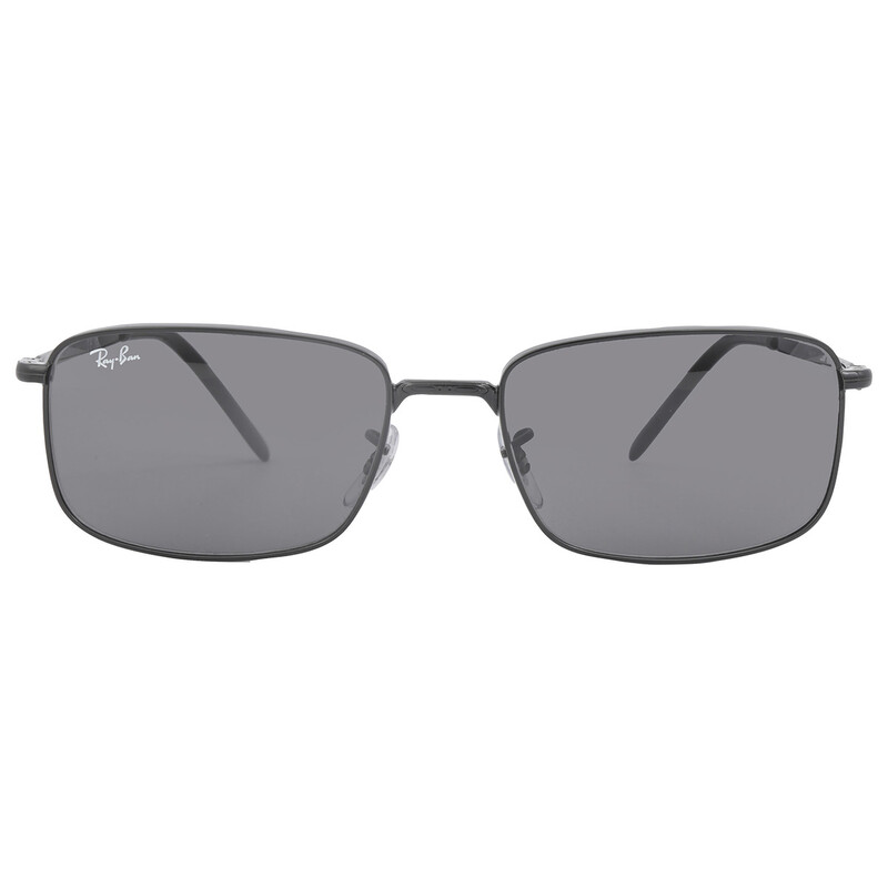 レイバンサングラス　RB3717 新品未使用 Ray-Ban Dark Grey Classic Rectangular Unisex Sunglasses RB3717 002