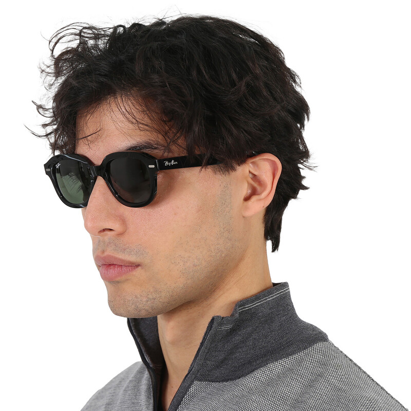 Ray-Ban Erik Green Square Unisex Sunglasses RB4398 901/31 51