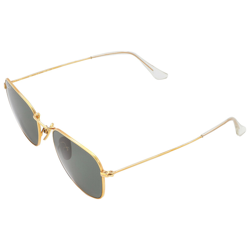 Ray-Ban Frank Titanium Polarized G-15 Green Square Men's