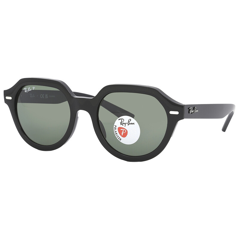 Ray-Ban Gina Polarized Green Square Unisex Sunglasses RB4399 901