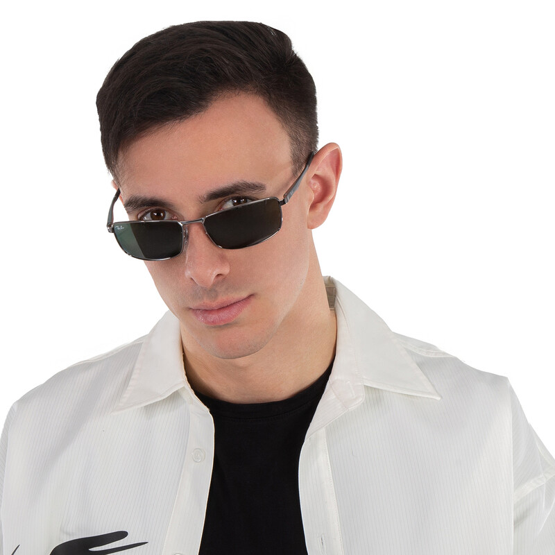 Ray-Ban Green Classic G-15 Rectangular Men's Sunglasses RB3498 004