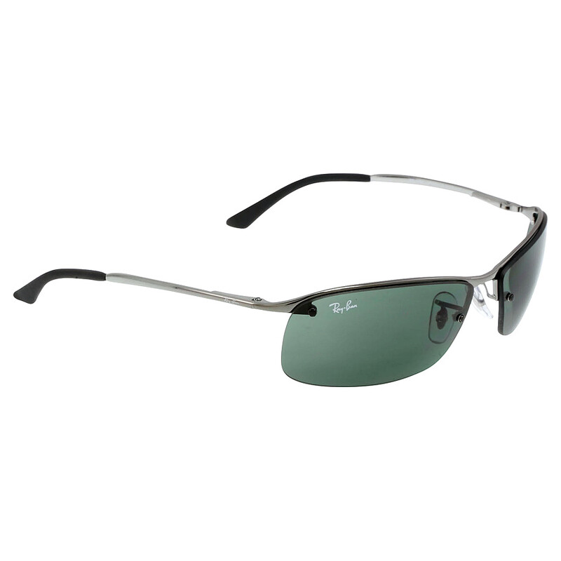 Ray-Ban Green Classic Rectangular Unisex Sunglasses RB3183 004/71