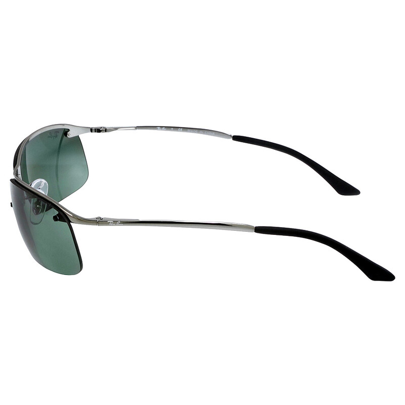 Ray-Ban Green Classic Rectangular Unisex Sunglasses RB3183 004/71