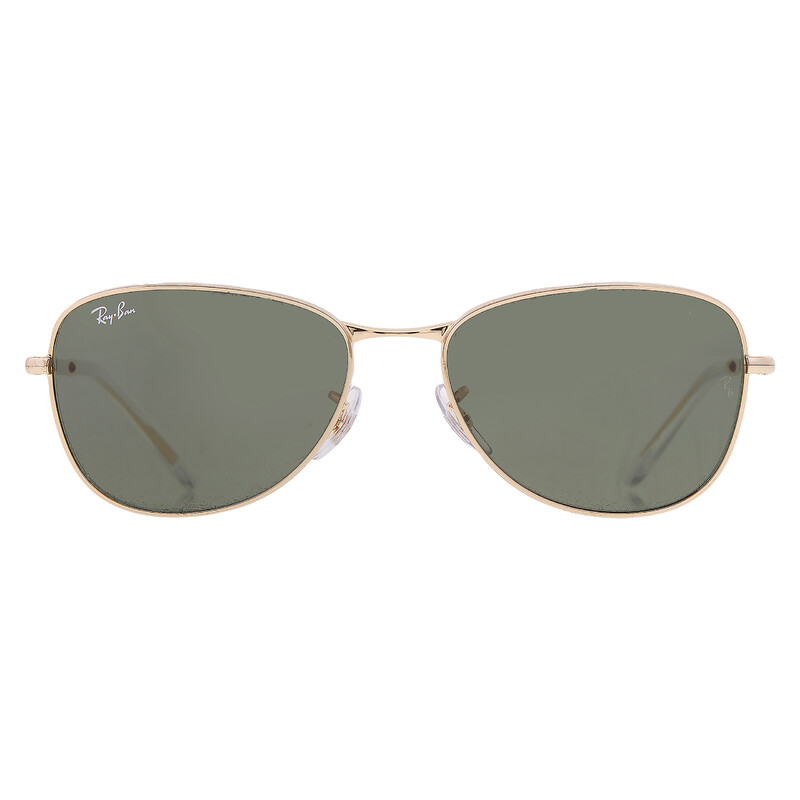 Ray-Ban Green Oval Unisex Sunglasses RB3733 001/31 56  display picture 1