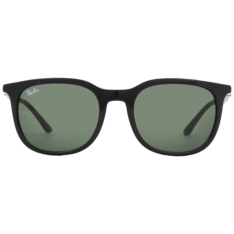 Ray-Ban Green Rectangular Unisex Sunglasses RB4386 601/31 54